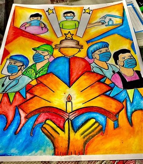 araw ng kagitingan poster drawing|The 82nd ARAW NG KAGITINGAN Poster Making Contest.